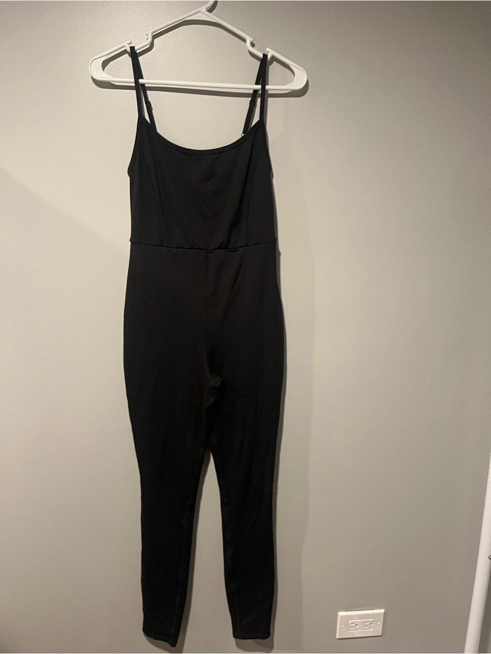 PacSun PAC 1980 Black Spaghetti-Strap Jumpsuit